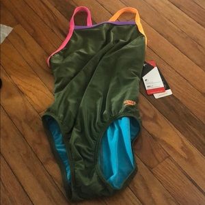 Speedo one piece bathing suit